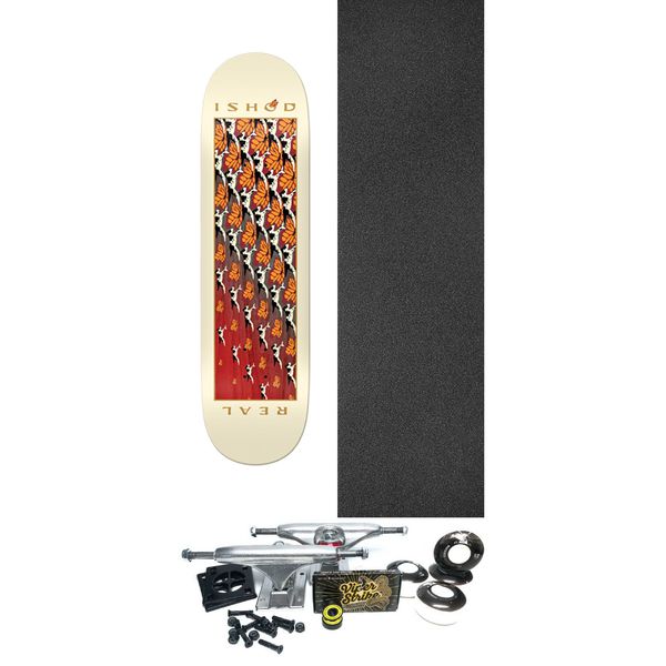 Real Skateboards Ishod Wair Metamorphosis Skateboard Deck Twin Tail Slick - 8.3" x 31.9" - Complete Skateboard Bundle